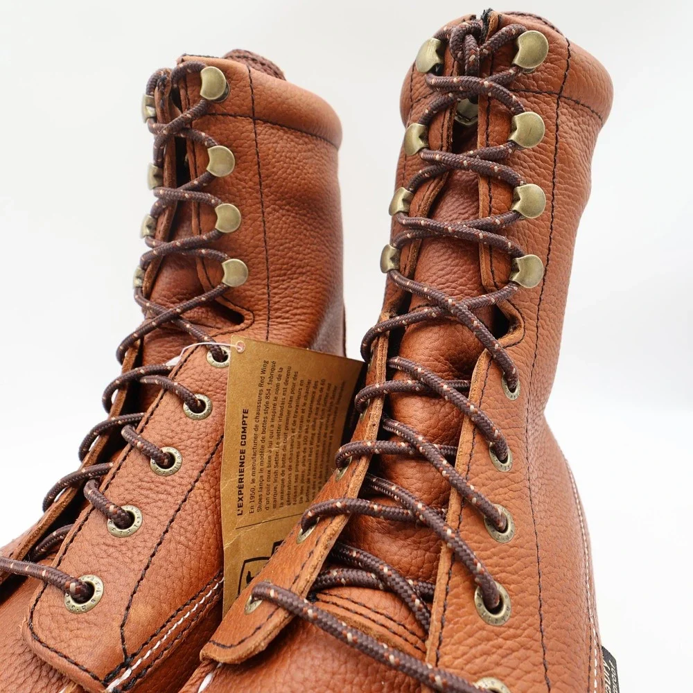 Irish Setter Boots Mens 10.5 D Wingshooter Leather Waterproof 894 9 Inch NIB